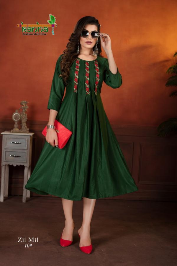 Kanha Zil Mil Fancy Work Designer Exclusive Kurti Collection